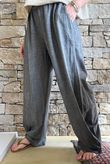 Lindin Linen Blend Dart Barrel Pant Washed Charcoal